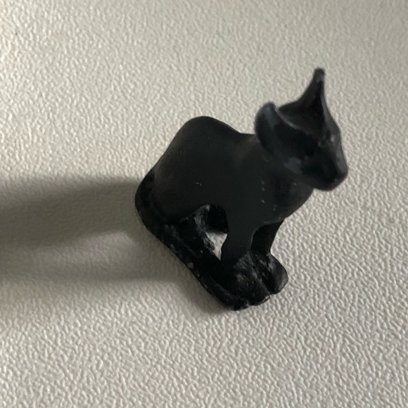 black metal cat Egyptian God Protection Home Bastet Miniature Statue Egypt - Picture 5 of 11